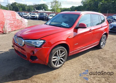 2016 BMW X3 xDrive28I from USA, damaged, VIN 5UXWX9C52G0B66331